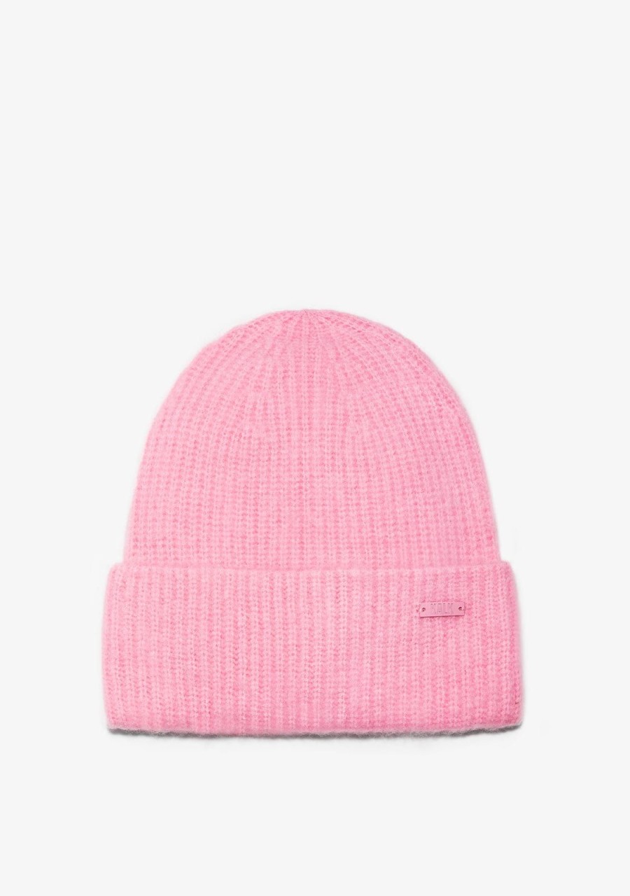 Damen KALK Mutzen, Schals Und Handschuhe | Beanie Juicy Pink Kalk