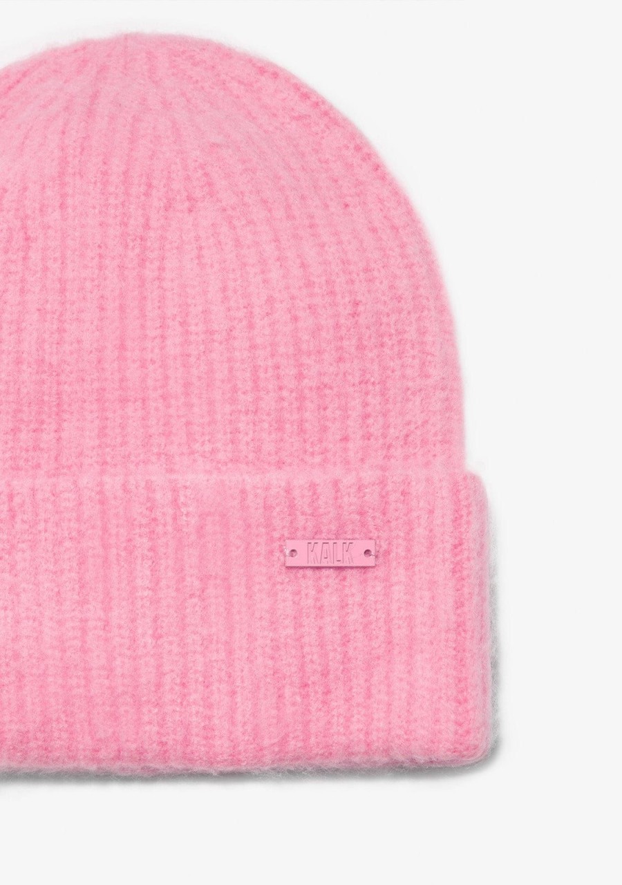 Damen KALK Mutzen, Schals Und Handschuhe | Beanie Juicy Pink Kalk