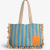 Damen KALK Shopper-Taschen | Tote Bag Island Blue Kalk