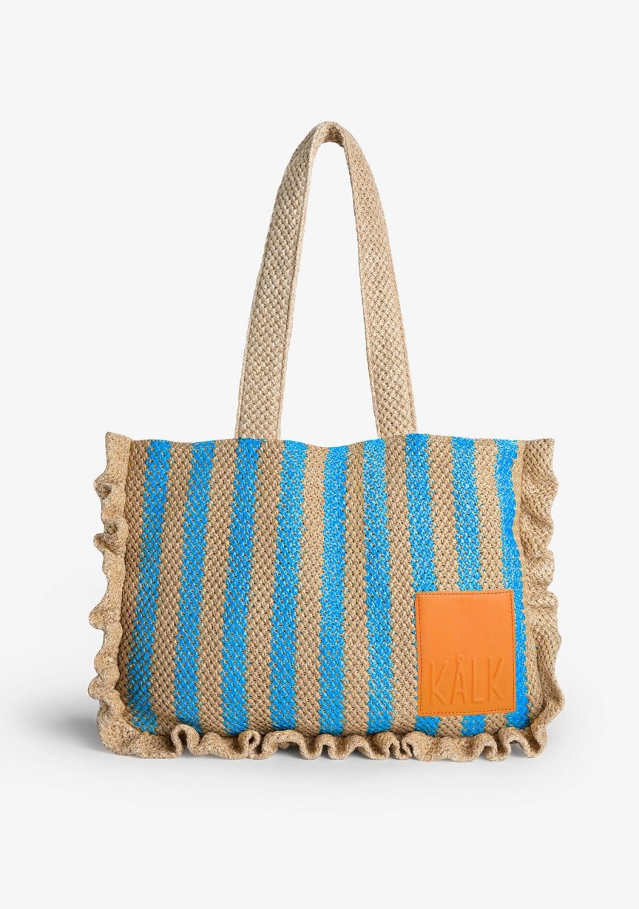 Damen KALK Shopper-Taschen | Tote Bag Island Blue Kalk