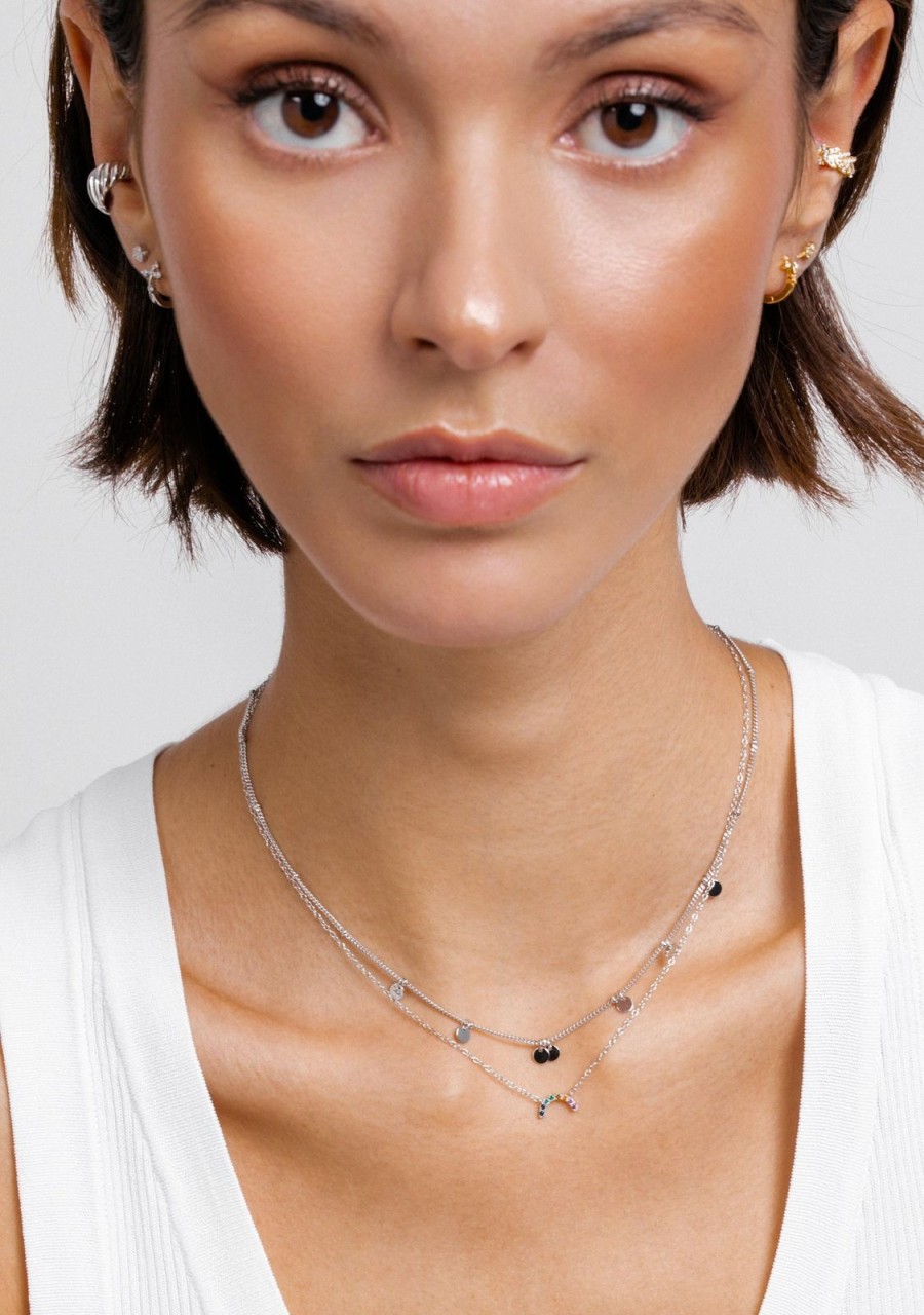 Damen KALK Halsketten | Necklace Darlen Silver