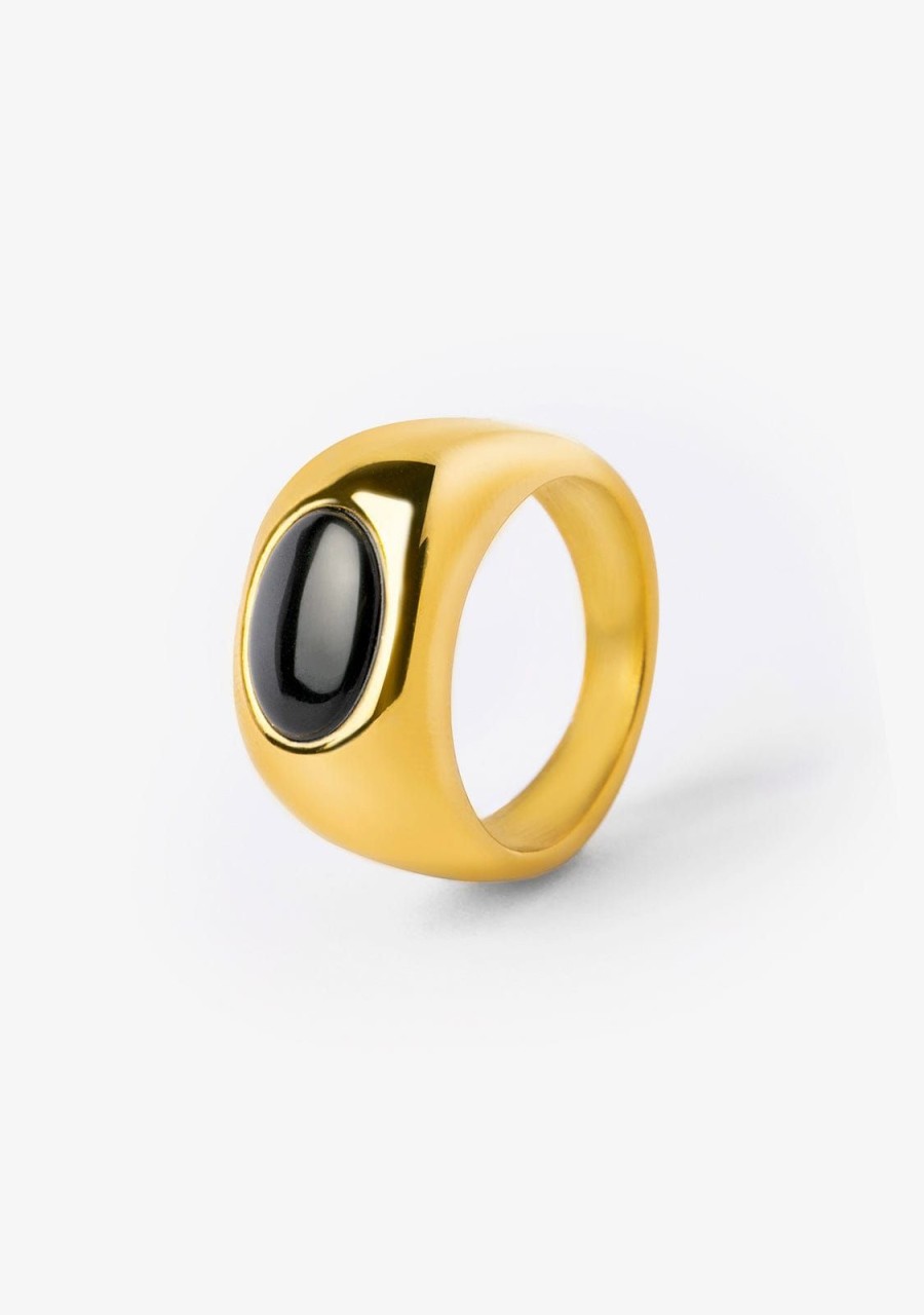 Damen KALK Ringe | Unic Onix Ring Gold