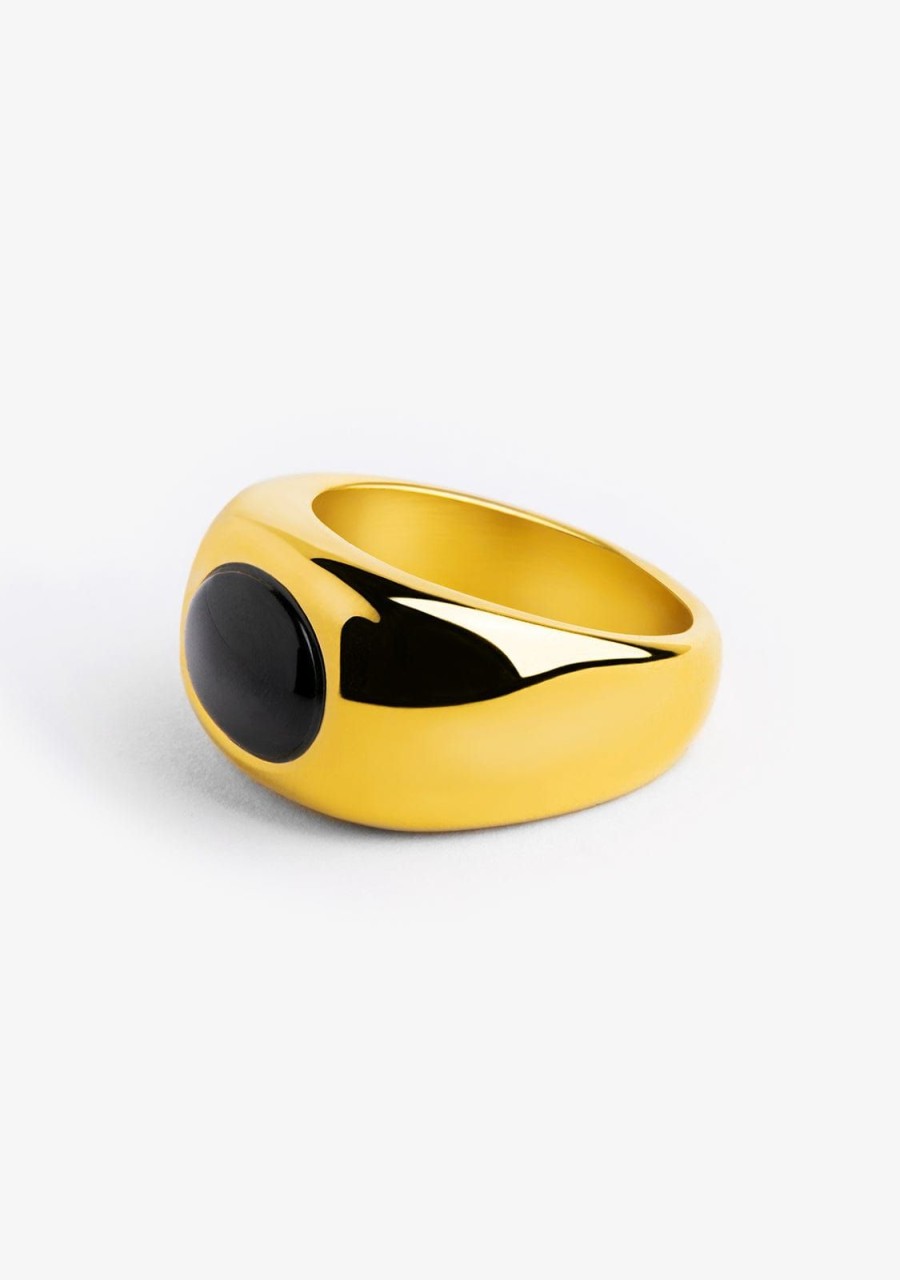 Damen KALK Ringe | Unic Onix Ring Gold