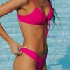 Damen KALK Swimwear | Set Rinna Top Royal Pink + Gina Bottom Royal Pink