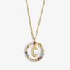 Damen KALK Halsketten | Necklace Iniziale Letter C Gold