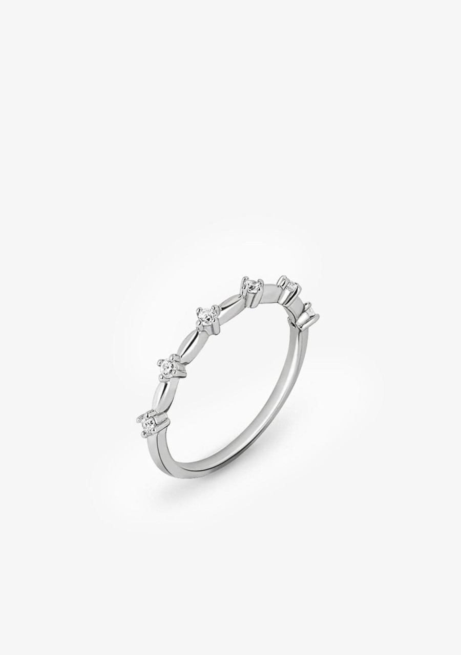 Damen KALK Ringe | Sonnenwende Silber Ring