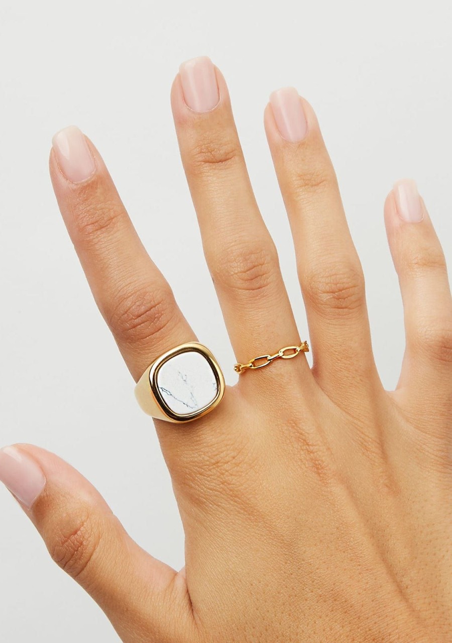 Damen KALK Ringe | Ring Agata Pure Gold