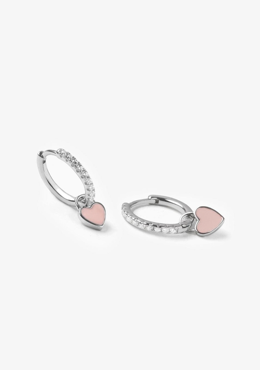 Damen KALK Ohrringe | Addict To Candy Hoop Earrings Silver