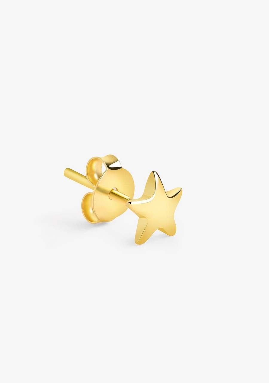 Damen KALK Ear Piercings | Piercing Mini Star Gold