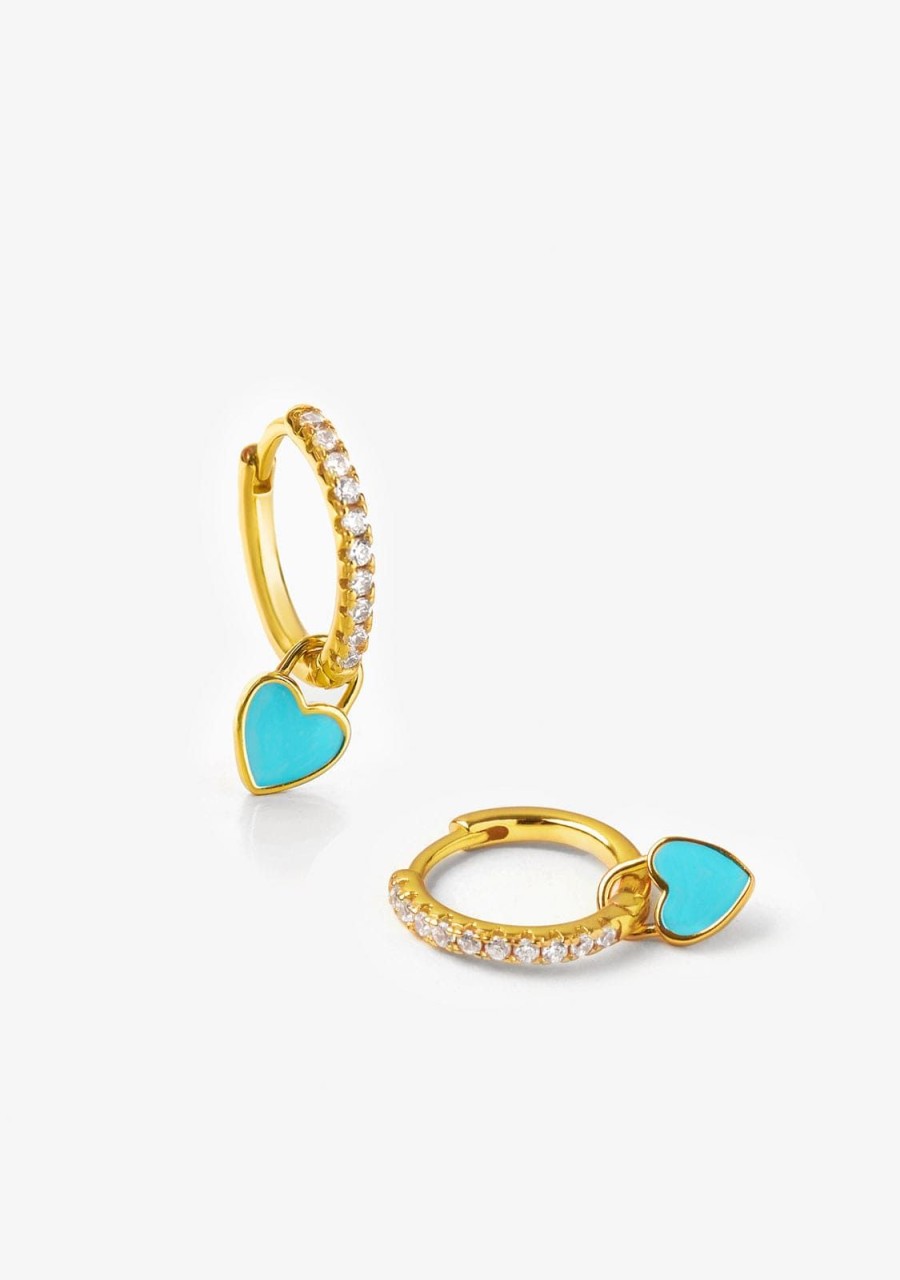 Damen KALK Ohrringe | Addict To Sky Hoop Earrings Gold