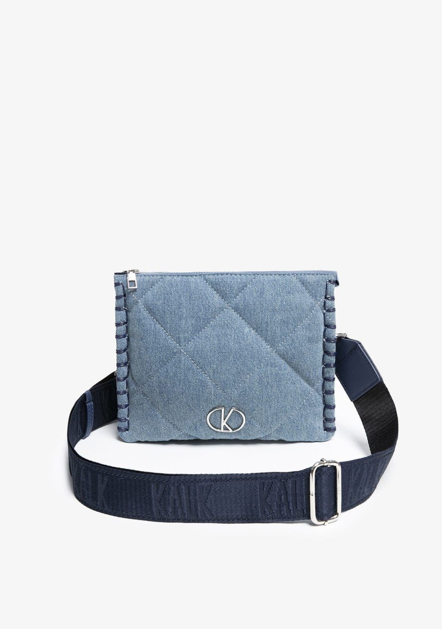 Damen KALK Crossbody-Taschen | Entspannte Tasche Denim Kalk