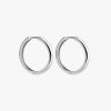 Damen KALK Ohrringe | Basic 20 Hoop Earrings Silver