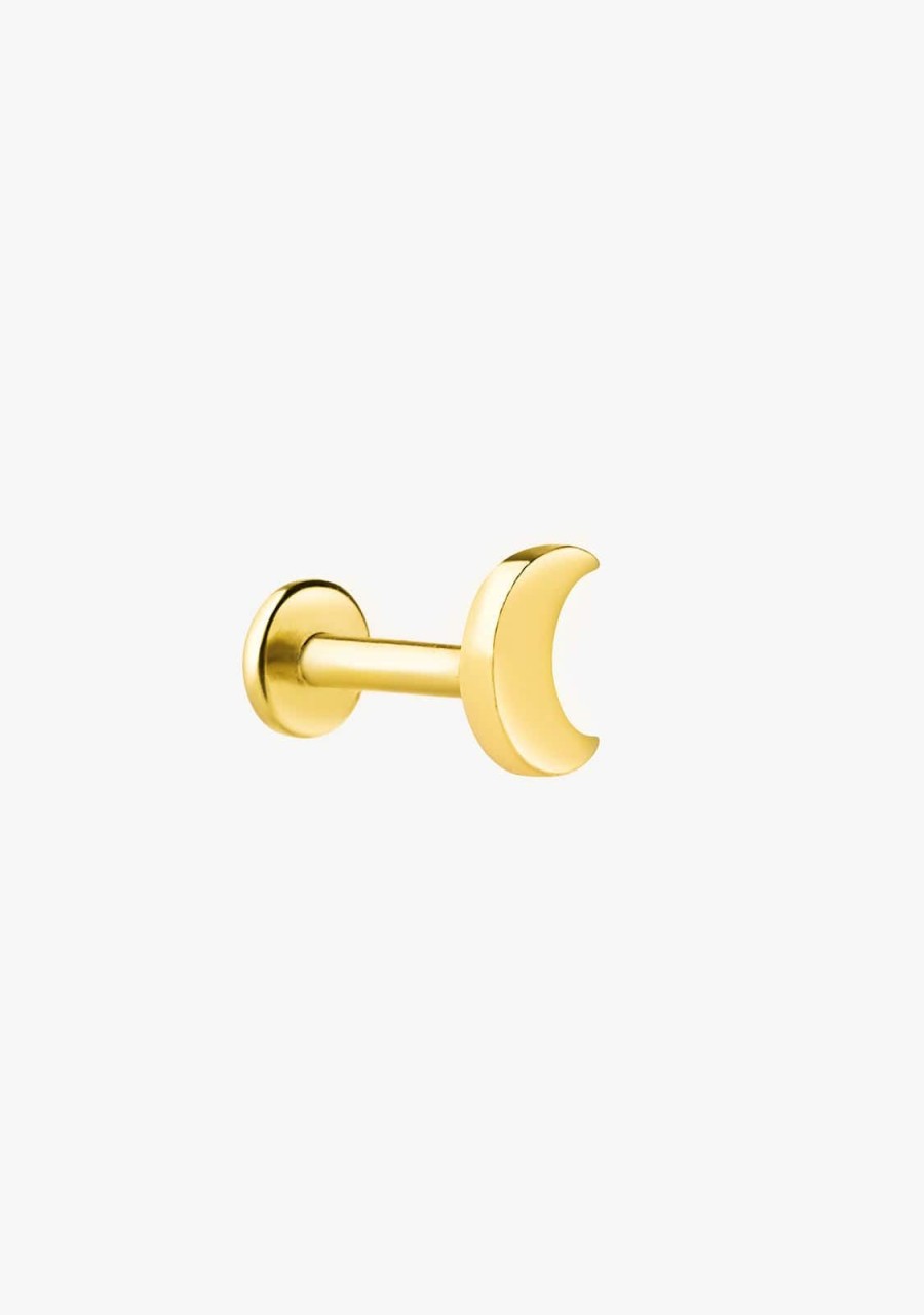 Damen KALK Ear Piercings | Ear Piercing Moon Gold