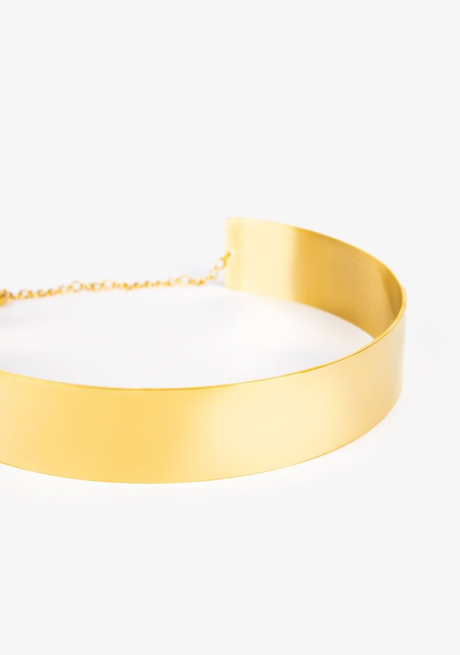 Damen KALK Halsketten | Choker Gold Faraonic