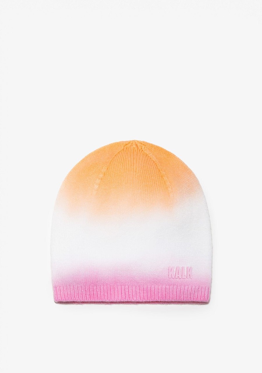 Damen KALK Mutzen, Schals Und Handschuhe | Beanie Decay Pink Kalk