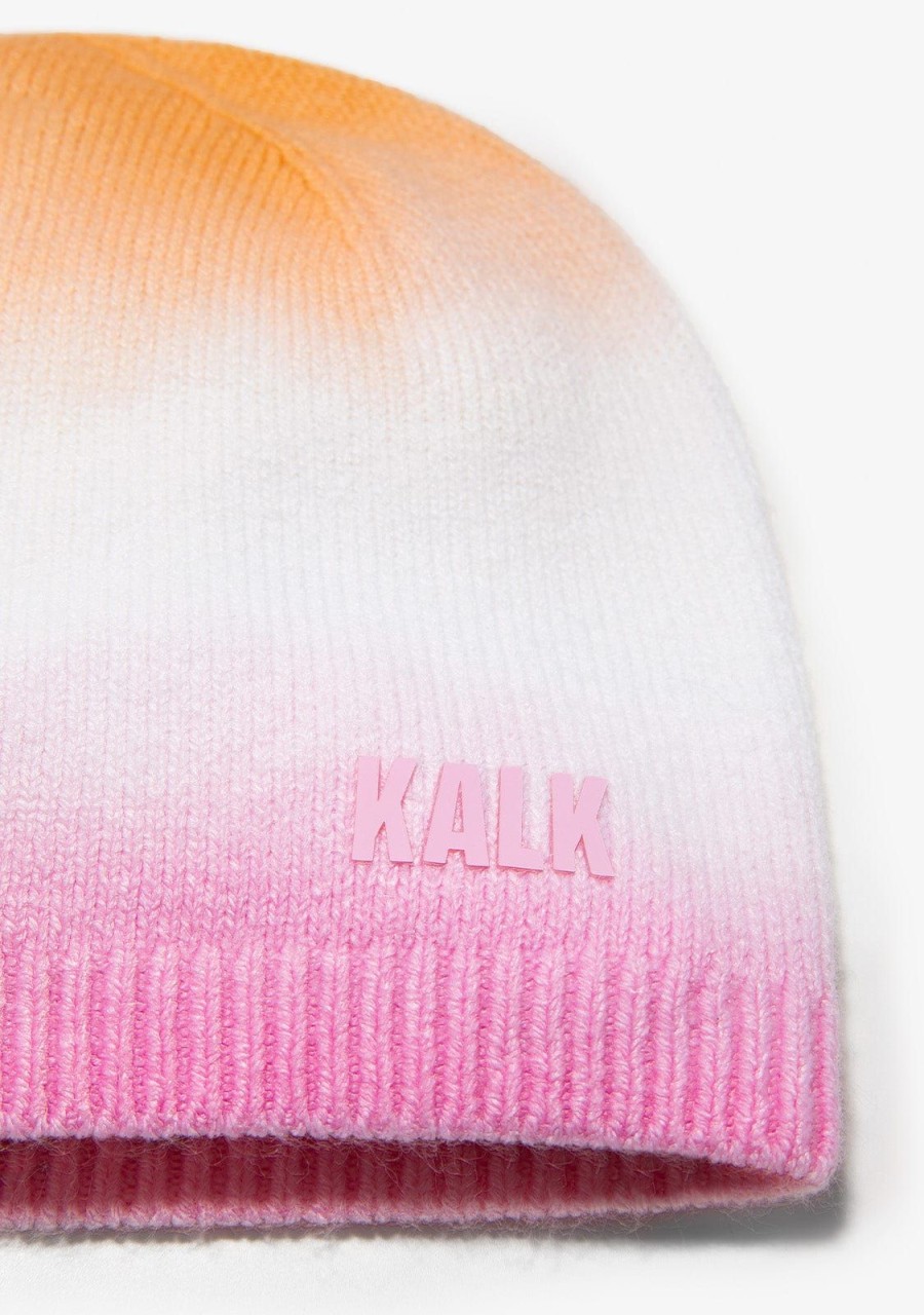 Damen KALK Mutzen, Schals Und Handschuhe | Beanie Decay Pink Kalk