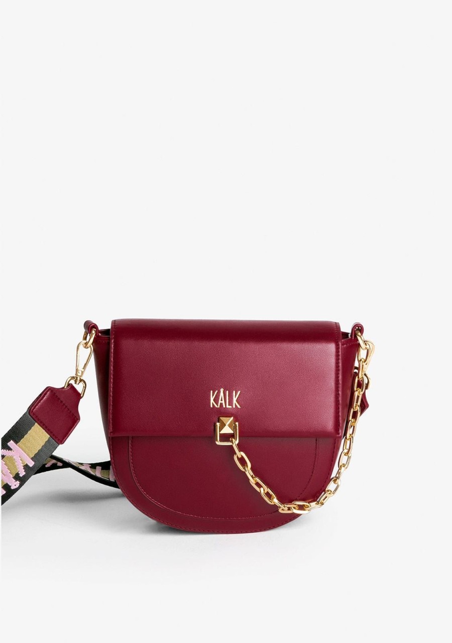 Damen KALK Crossbody-Taschen | Logo Bag Burgundy Kalk