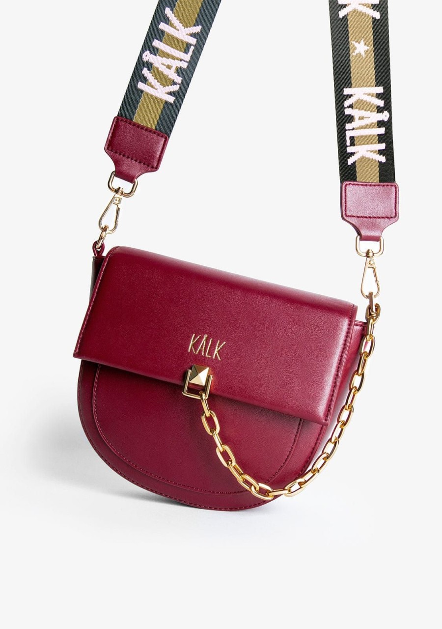 Damen KALK Crossbody-Taschen | Logo Bag Burgundy Kalk