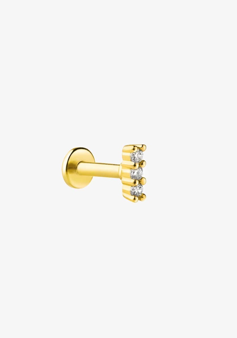 Damen KALK Ear Piercings | Ear Piercing Stick Gold