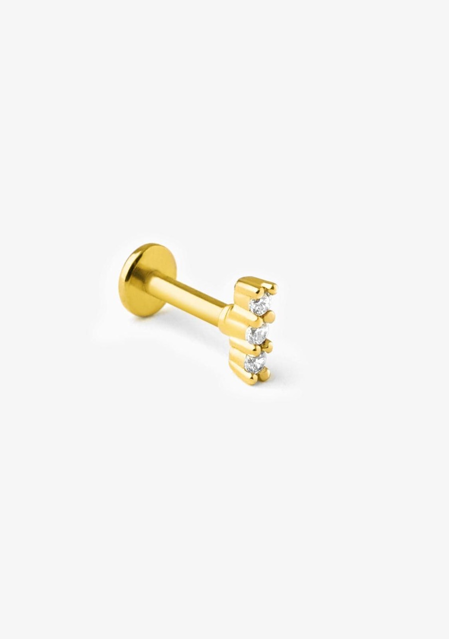 Damen KALK Ear Piercings | Ear Piercing Stick Gold