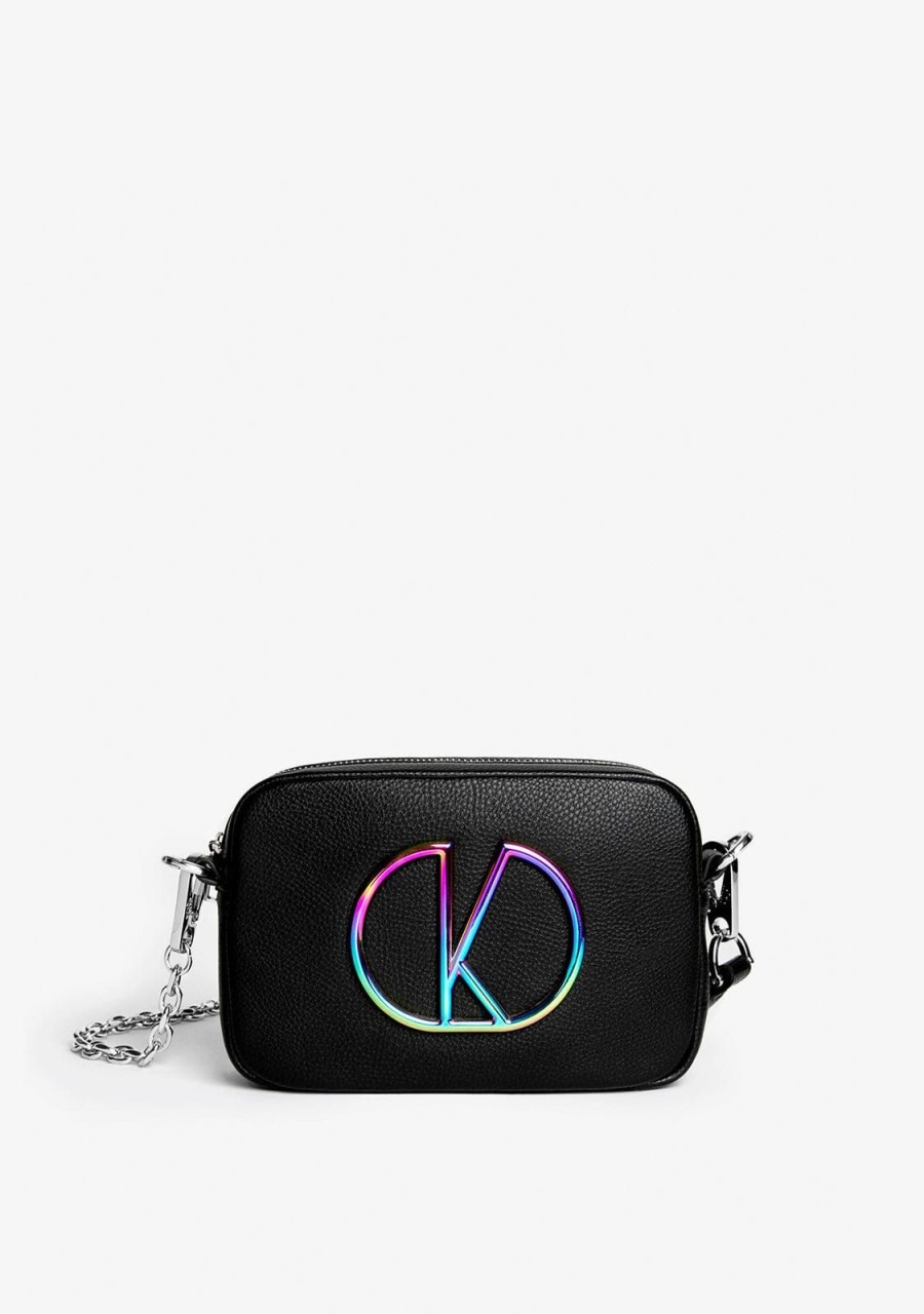 Damen KALK Crossbody-Taschen | Mini Bag Black Kalk