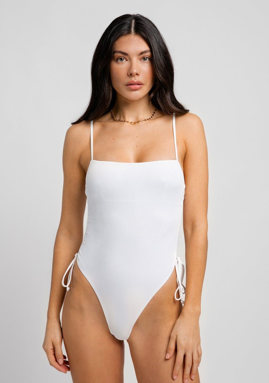 Damen KALK Swimwear | Ayame One-Piece White