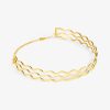 Damen KALK Halsketten | Choker Gold Waves