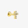 Damen KALK Ear Piercings | Ear Piercing Cross Gold