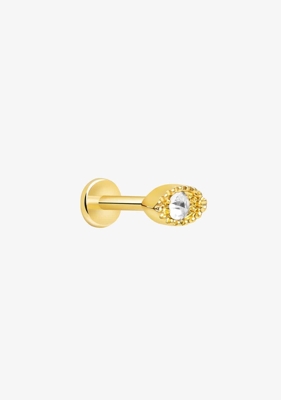 Damen KALK Ear Piercings | Ohrpiercing Cher Gold