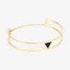 Damen KALK Halsketten | Choker Gold Triangle Nero