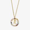 Damen KALK Halsketten | Necklace Iniziale Letter R Gold