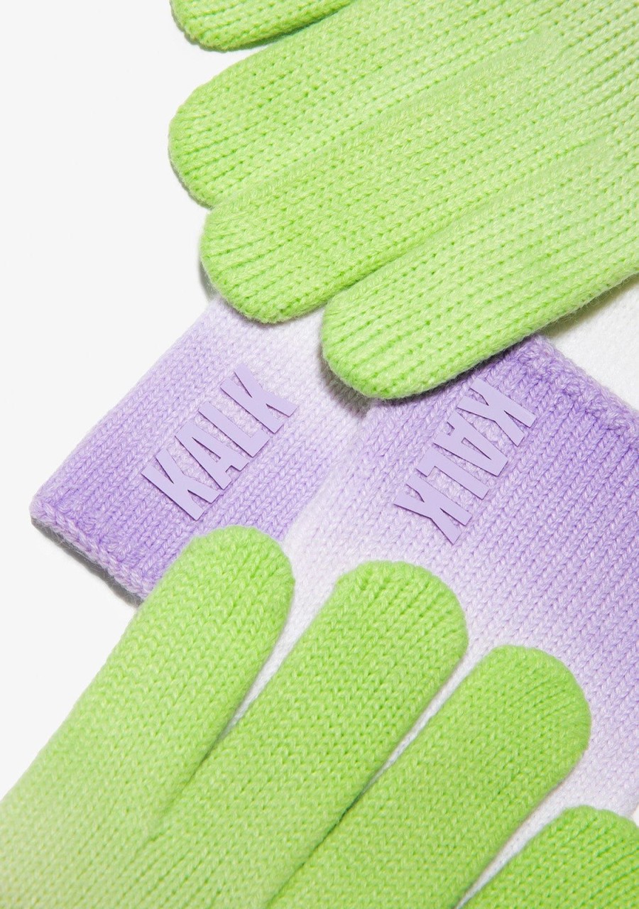 Damen KALK Mutzen, Schals Und Handschuhe | Gloves Decay Lavender Kalk