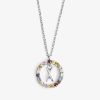 Damen KALK Halsketten | Necklace Iniziale Letter X Silver