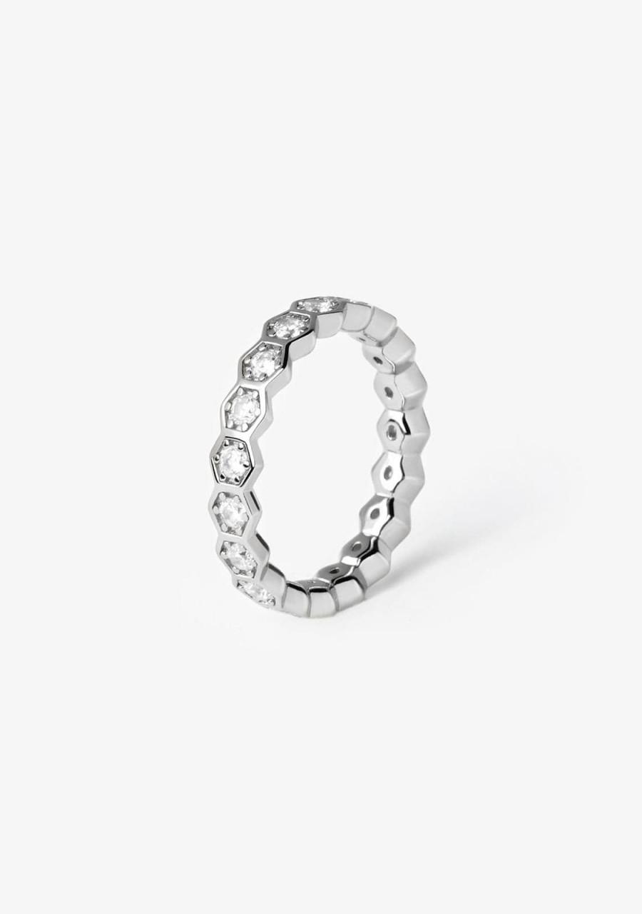 Damen KALK Ringe | Monique Ring Silver