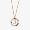 Damen KALK Halsketten | Necklace Iniziale Letter J Gold