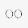 Damen KALK Ohrringe | Basic 18 Hoop Earrings Silver