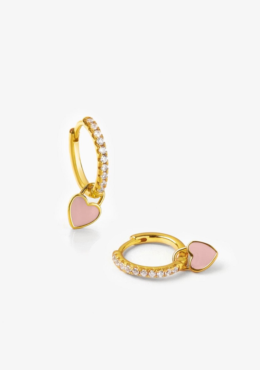 Damen KALK Ohrringe | Addict To Candy Hoop Earrings Gold