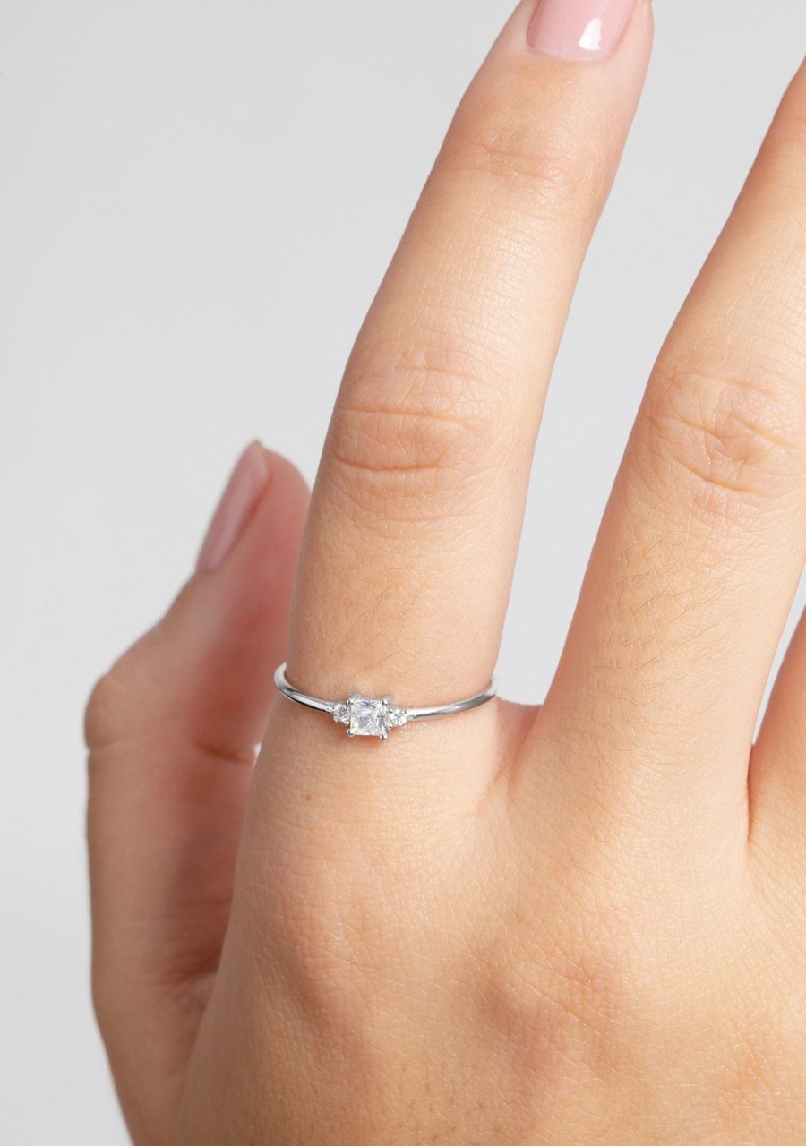 Damen KALK Ringe | Ines Ring Silber