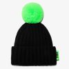 Damen KALK Mutzen, Schals Und Handschuhe | Beanie Globe Black Kalk