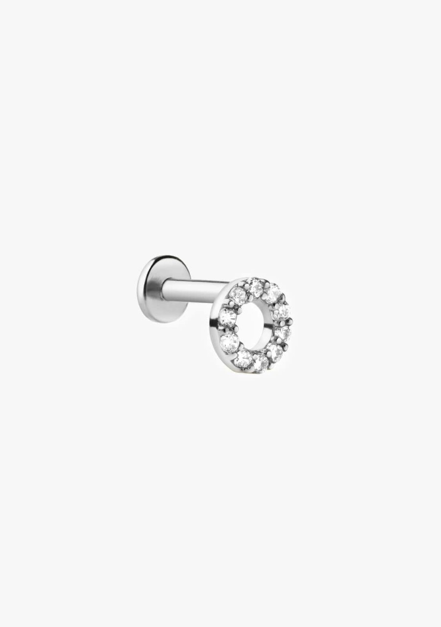 Damen KALK Ear Piercings | Ear Piercing Circle Silver