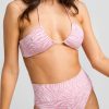 Damen KALK Swimwear | Isama Top Zebra Pinky