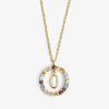 Damen KALK Halsketten | Necklace Iniziale Letter O Gold