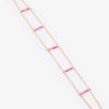 Damen KALK Halsketten | Double Pink Choker Gold