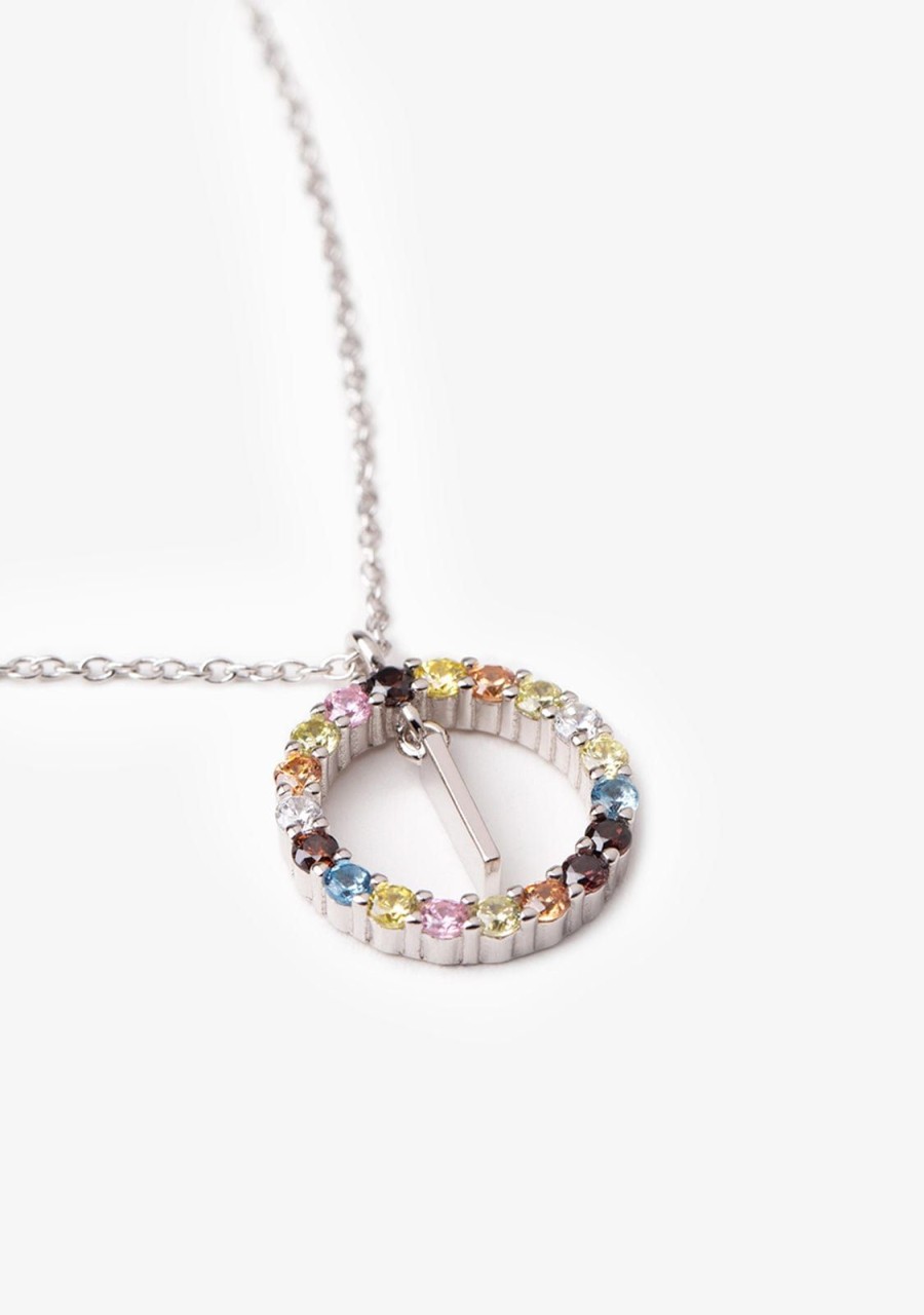 Damen KALK Halsketten | Necklace Iniziale Letter I Silver