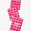 Damen KALK Mutzen, Schals Und Handschuhe | Scarf Vision Fuchsia Kalk