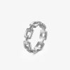 Damen KALK Ringe | Ring Chain Silver