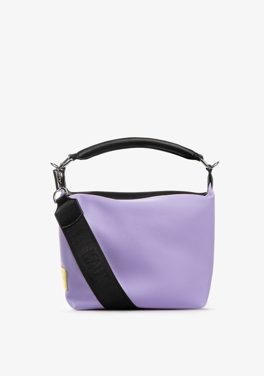 Damen KALK Crossbody-Taschen | Soft Bag Black-Purple Kalk