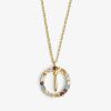 Damen KALK Halsketten | Necklace Iniziale Letter I Gold