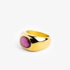 Damen KALK Ringe | Unic Glass Ring Gold