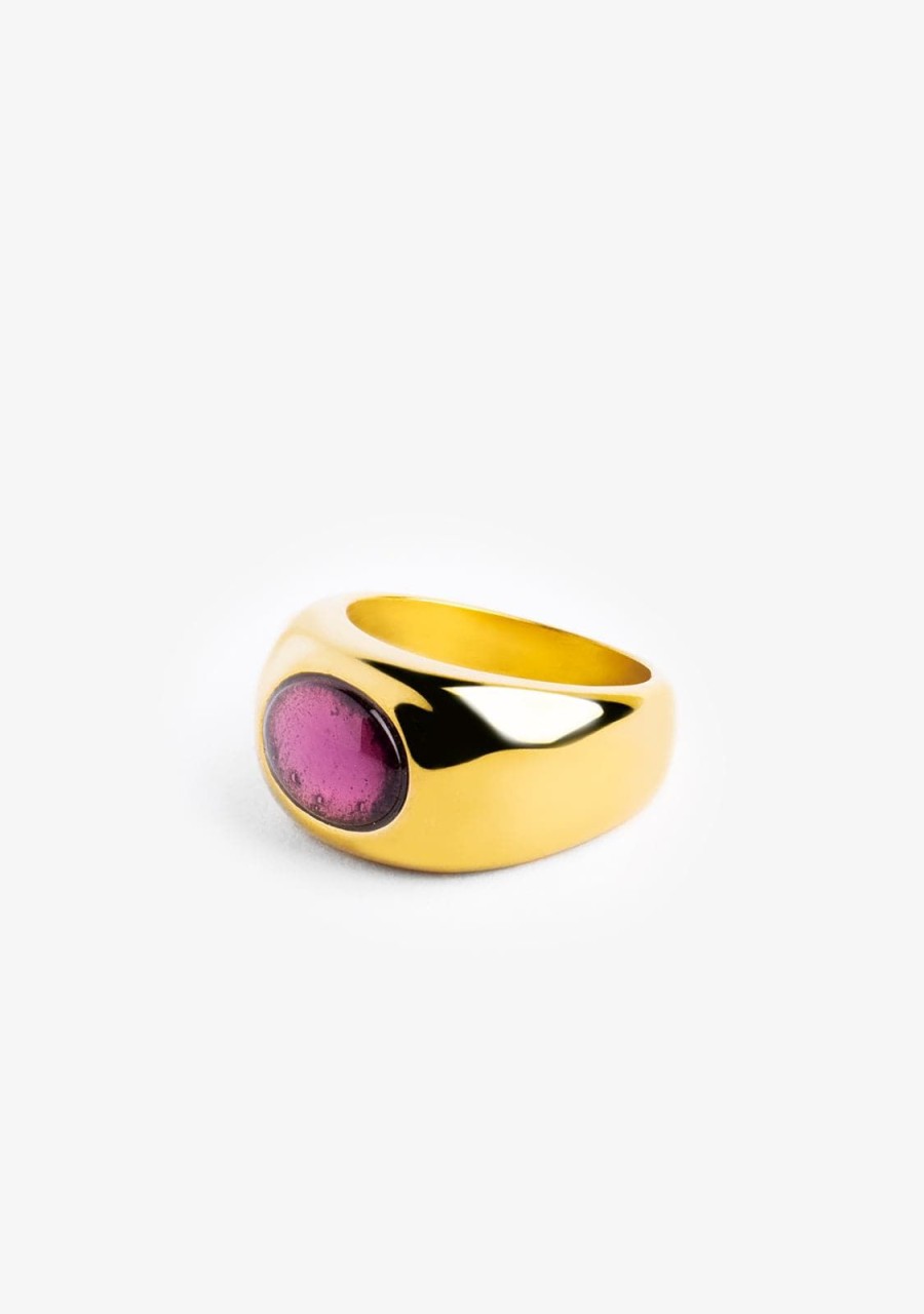 Damen KALK Ringe | Unic Glass Ring Gold